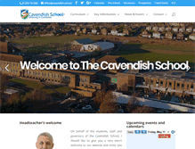 Tablet Screenshot of cavendishschool.net